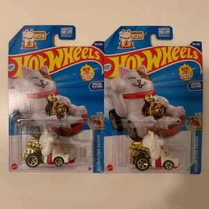 Hot wheels 2025 Feline Lucky Lot of 2